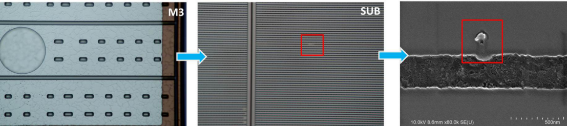 失效分析案例中去層圖片 失效分析案例中去層圖片